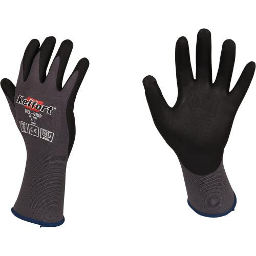Werkhandschoenen KEL-GRIP N-FOAM zwart ventilerende rug 4131X maat L product photo