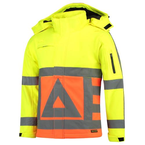 Jack softshell verkeersregelaar fluor oranje/geel XS product photo