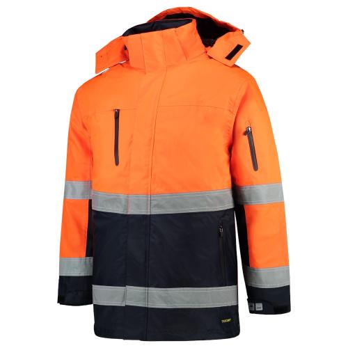 Parka ISO20471 fluor oranje/marineblauw XL product photo