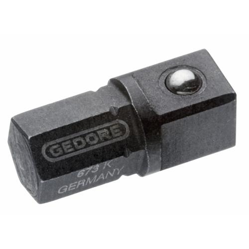 Adapter 1/4 zeskant - 1/4 vierkant product photo