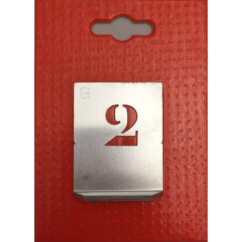 Sjablooncijfers 0-9 50mm product photo