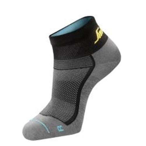 Sokken laag lichtgrijs/zwart 45/48 product photo