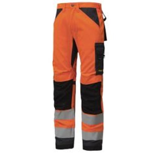 Werkbroek+ AllroundWork 6331 kl2 high visibility oranje/staalgrijs maat 146 product photo