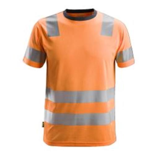 T-shirt lichtgewicht klasse 2 high-vis oranje/staalgrijs XS product photo