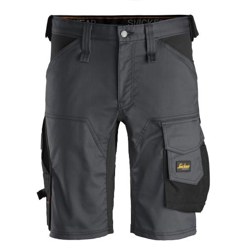 Werkbroek kort AllroundWork 6143 stretch staalgrijs/zwart maat 46 product photo