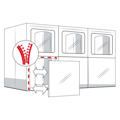 3M™ klikband 25mm transparant in hersluitbare dispenser op rol 5m Dual Lock product photo https://media.isero.nl/Isero-IseroNL-Site/images/L/16391964_6.jpg L