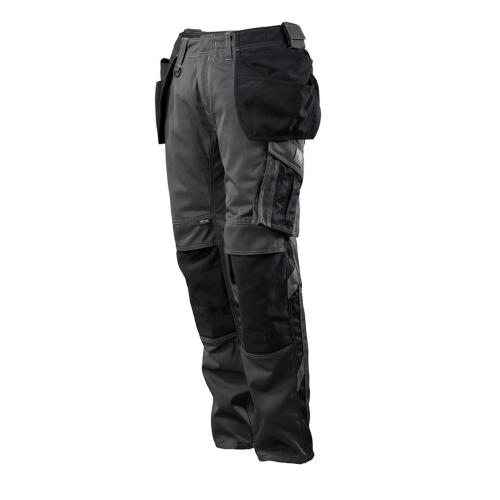 Werkbroek Kassel met spijkerzakken donkerantraciet/zwart maat 82C52 product photo