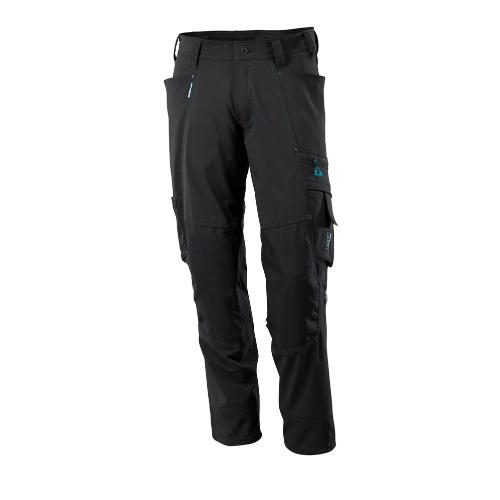 Werkbroek Advanced 17179 kniezak stretch zwart maat 82C56 product photo
