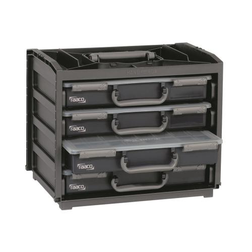 Handybox met 4 vakkendozen silverline 139113 ( Vpe 1 ) product photo