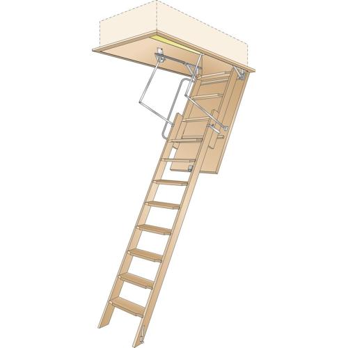 Vlieringtrap Novoferm 2 delig 70x110x20cm ph=2.6m product photo