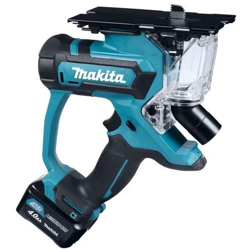Makita accu-gipszaagmachine 15mm 10.8V 2x4.0Ah SD100DSMJ product photo