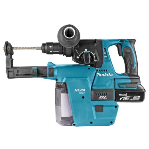 Makita accu-combihamer SDS-plus/snelspan 18.0V 2x5.0Ah DHR243RTJW product photo
