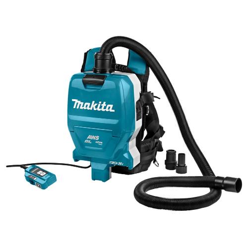 Makita accu-rugstofzuiger 1800l/min AWS 2x18.0V body DVC265ZXU product photo