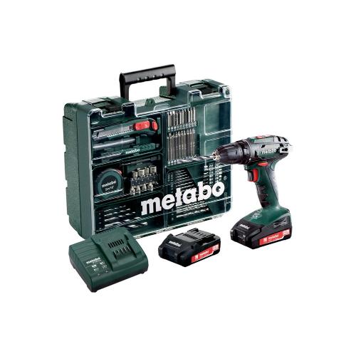 Metabo accu-schroefboormachine 18.0V 2x2.0Ah BS 18 set product photo