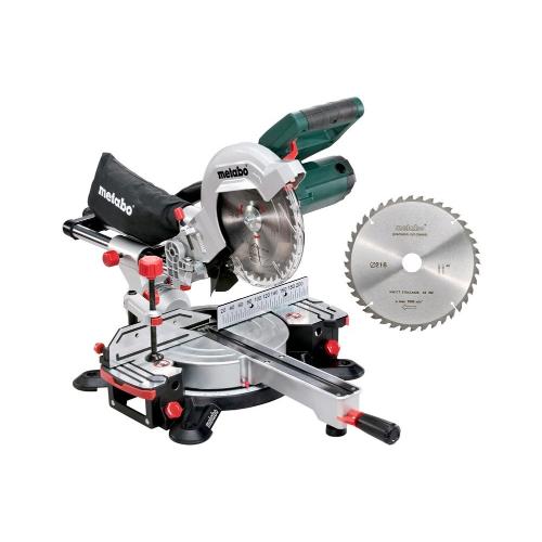 Afkortzaag 216mm 1500W trekfunctie incl. gratis 2e zaagblad product photo