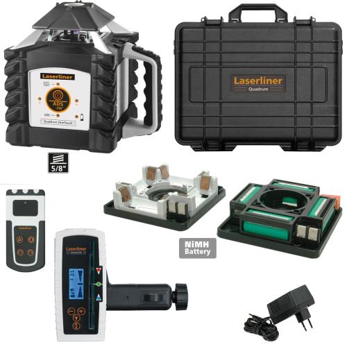 Laserliner Rotatielaser rood Quadrum One Touch 410S product photo https://media.isero.nl/Isero-IseroNL-Site/images/L/177740_3.jpg L