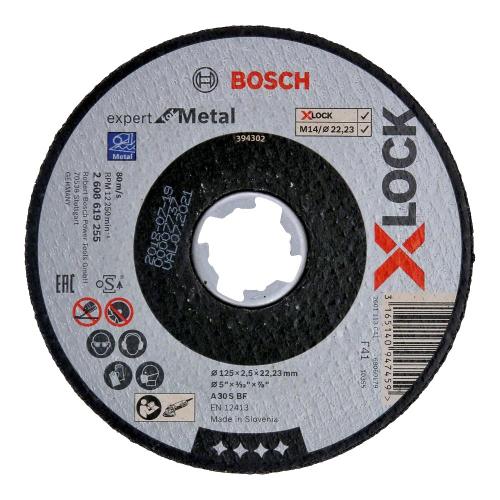 Slijpschijf X-Lock Expert metaal 125x2.5x22.23mm recht product photo