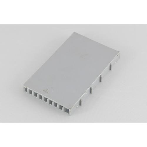Stootvoegrooster kunststof 60mm hoog grijs product photo