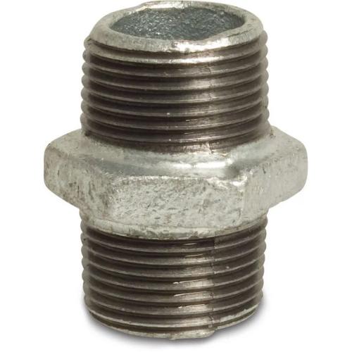 Nippel gietijzer verzinkt 1/4 buitendraad Nr. 280 product photo