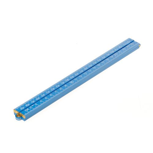 Duimstok 1m glasfiber blauw 4-delig product photo