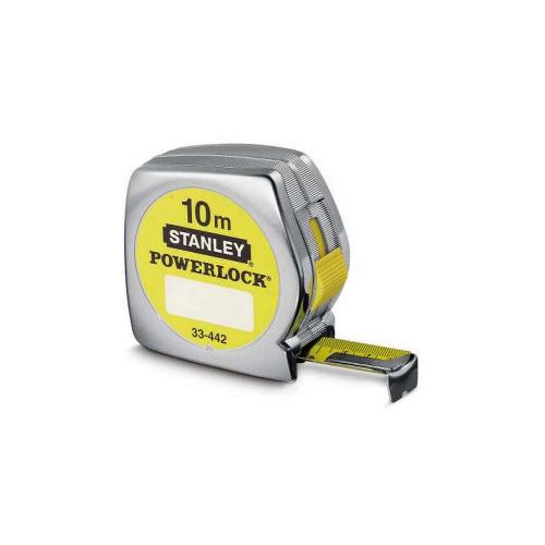 Rolbandmaat powerlock 10m versterkt bandbreedte 25mm product photo