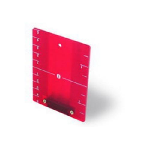Doelplaat rood met magneet voor lasers product photo