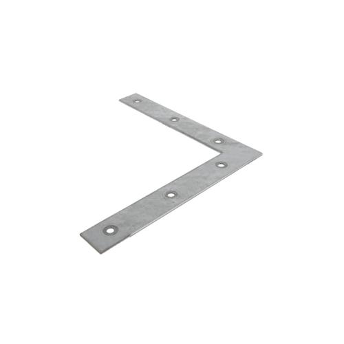 Raamhoek gegalv.50x50mm met rechte einden 10x1.5 product photo