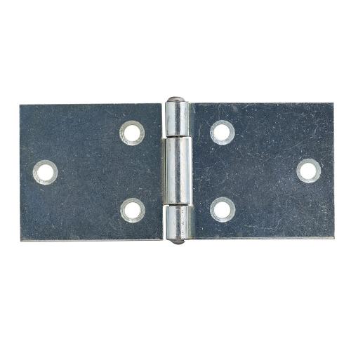 Noxxa backflapscharnier ongelagerd - staal gegalvaniseerd - 50x115x2mm - rechte hoek product photo