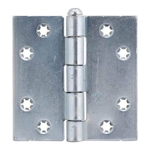 Noxxa scharnier ongelagerd - staal gegalvaniseerd - 89x89x2,5mm - rechte hoek - bolkop product photo