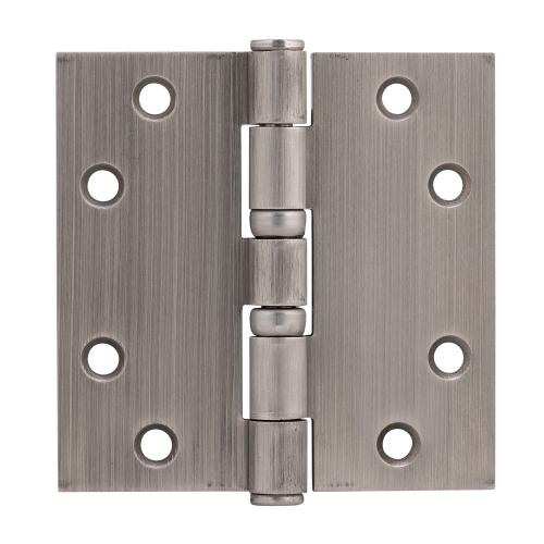 Noxxa kogellagerscharnier - rvs geborsteld - 102x102x3mm - rechte hoek - platkop product photo