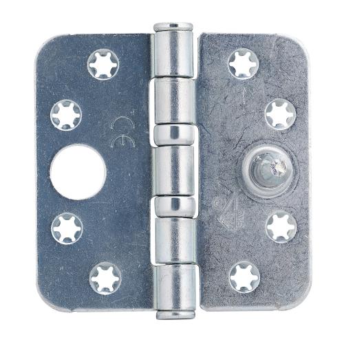 Noxxa kogellagerscharnier SKG3 - staal gegalvaniseerd - 89x89x2,5mm - ronde hoek - platkop product photo