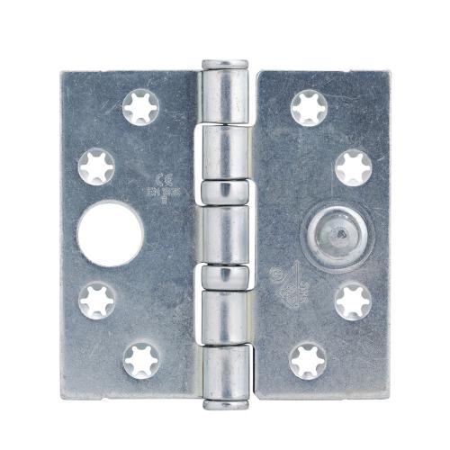 Noxxa kogellagerscharnier SKG3 - staal gegalvaniseerd - 89x89x2,5mm - rechte hoek - platkop product photo