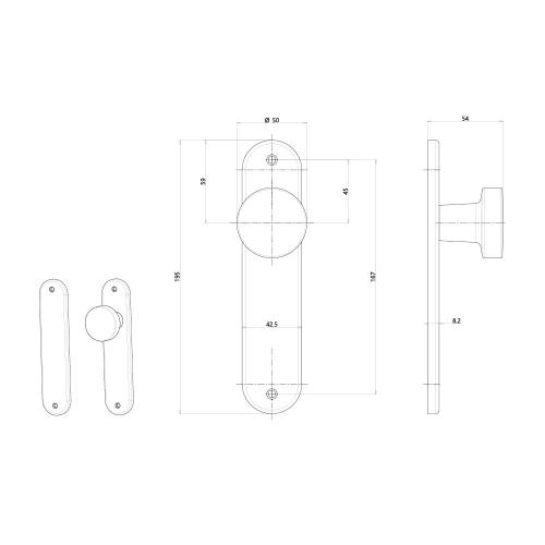 Noxxa knopschilden geperst F1 rond - 195x43mm blind/geheel blind product photo https://media.isero.nl/Isero-IseroNL-Site/images/L/208981_5.jpg L