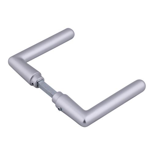 Noxxa aluminium deurkruk 1303 L-model haaks - kleur F1 mat - deurdikte 38/52mm product photo