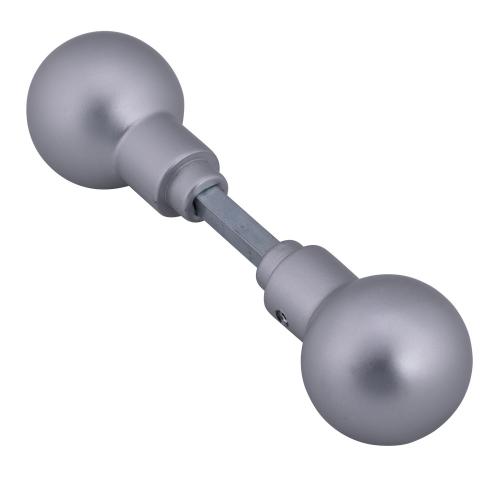 Noxxa aluminium knopkruk 1708 kogelmodel - kleur F1 mat - deurdikte 38/52mm product photo