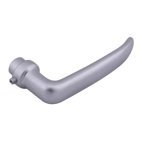 Deurkruk 1808 F1 blokmodel gebogen gatdeel mat product photo