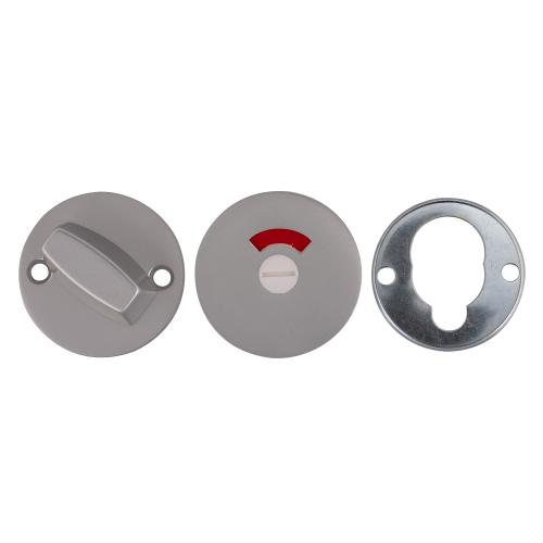Noxxa geperst aluminium vrij/bezet rozet rond 51mm - kleur F1 mat product photo
