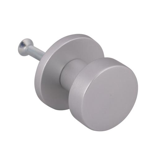 Noxxa aluminium voordeurknop 1707 vast op rozet rond 60mm - kleur F1 mat - inclusief bout M8x60mm product photo