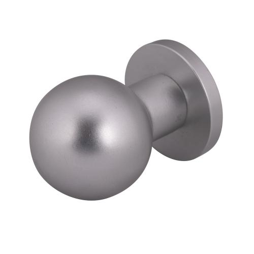 Noxxa aluminium voordeurkogelknop 1708 vast op rozet rond 50mm - kleur F1 mat product photo