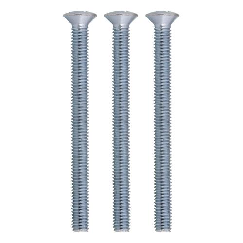 Noxxa staal verzinkte schroeven M6x80mm (3st) - voor curve veiligheidsbeslag - kruiskop - deurdikte 65/75mm product photo