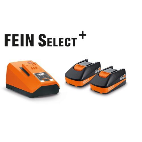 Fein starterset 18.0V 2x accu 3.0Ah + lader 92604315010 product photo