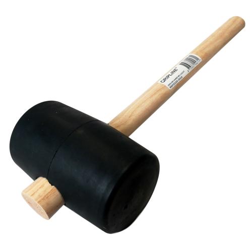 Rubberhamer zacht no.4 met steel product photo