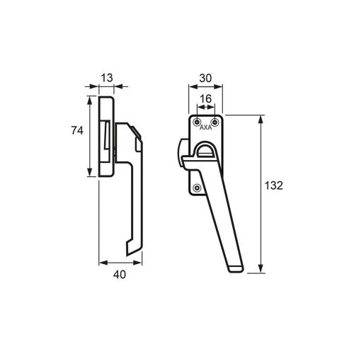 Raamsluiting met nok en drukknop zwart RS 3308 product photo https://media.isero.nl/Isero-IseroNL-Site/images/L/2148043_3.jpg L
