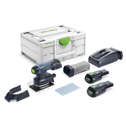 Festool accu-vlakschuurmachine 80x130mm 18.0V 2x3.1Ah RTSC 400 3.1 I-Plus product photo