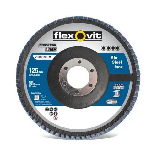 Flexovit Industrial lamellenschijf vlak 115x22.2 K120 R842 product photo