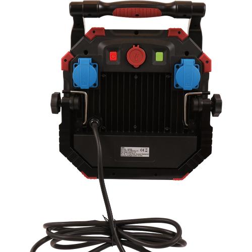 Bouwlamp LED met 3m kabel 2 contactdoos Klasse 1 ( ABS ) 100w instelbaar 6000 Lumen product photo https://media.isero.nl/Isero-IseroNL-Site/images/L/2176310_1.jpg L