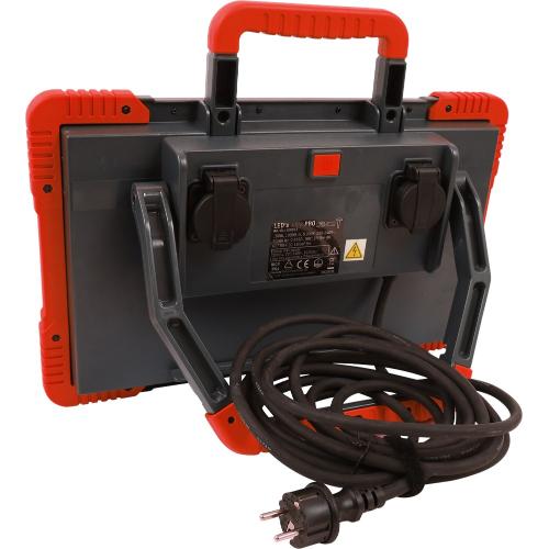 Bouwlamp LED met 5m kabel 2 contactdoos Klasse 1 (Cri>80) 100w 5000K 10000 Lumen (IP54) product photo https://media.isero.nl/Isero-IseroNL-Site/images/L/2176314_1.jpg L