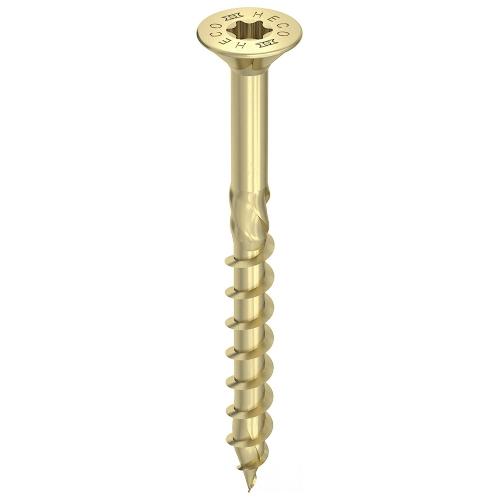 Universeelschroef geel verzinkt platkop freesrib TX20 5.0x60/36mm product photo