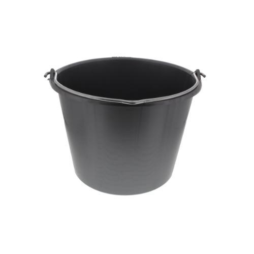 Bouwemmer met haakbeugel C-scala zwaar grijs 12L product photo