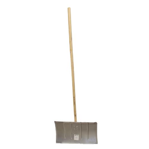 Sneeuwschuiver metaal gegalv. 45cm met houten steel product photo